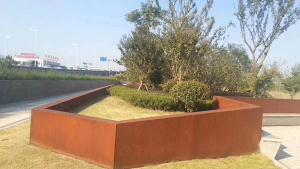 易县耐候钢挡土墙